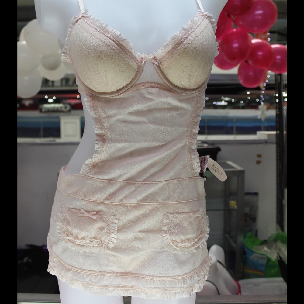 Victorias Secret Apron Sexy Little Thing 34C Set
